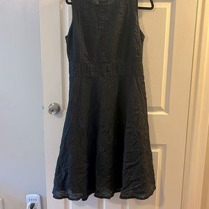 Willi Smith Black Midi Dress